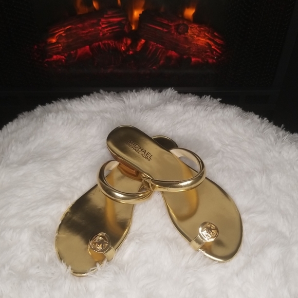 michael kors toe ring sandals